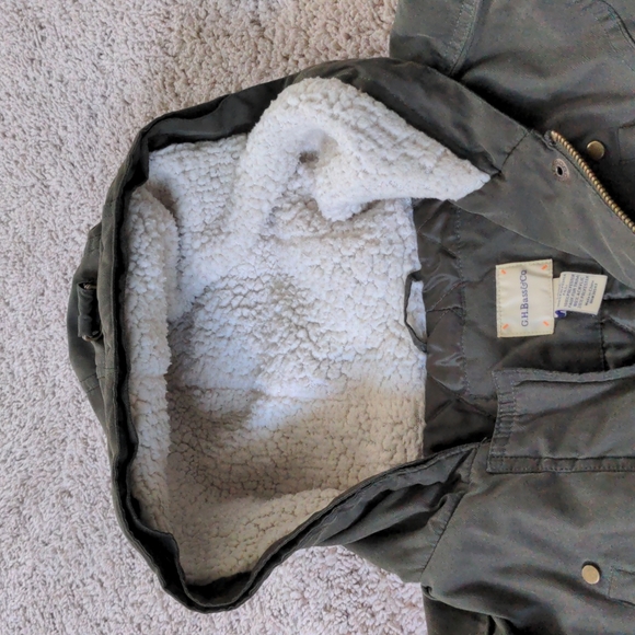 Bass Co. women's army green medium utility jacket - Picture 4 of 9